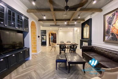 Unique style two-bedroom apartment for rent in D'Leroi Soleil 59 Xuan Dieu